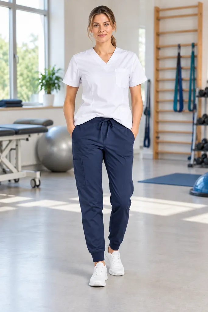 HM016 LUVIA Women's Stretch Jogger Scrub Trousers