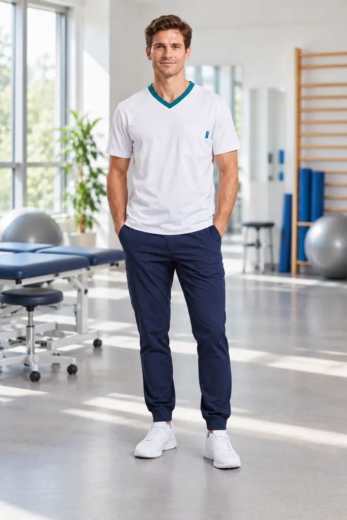 HM034 VELIA V-Neck Care T-Shirt